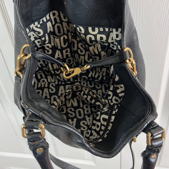 EUC Marc by Marc Jacobs Classic Q Francesca Satchel Black - Picture 10 of 12